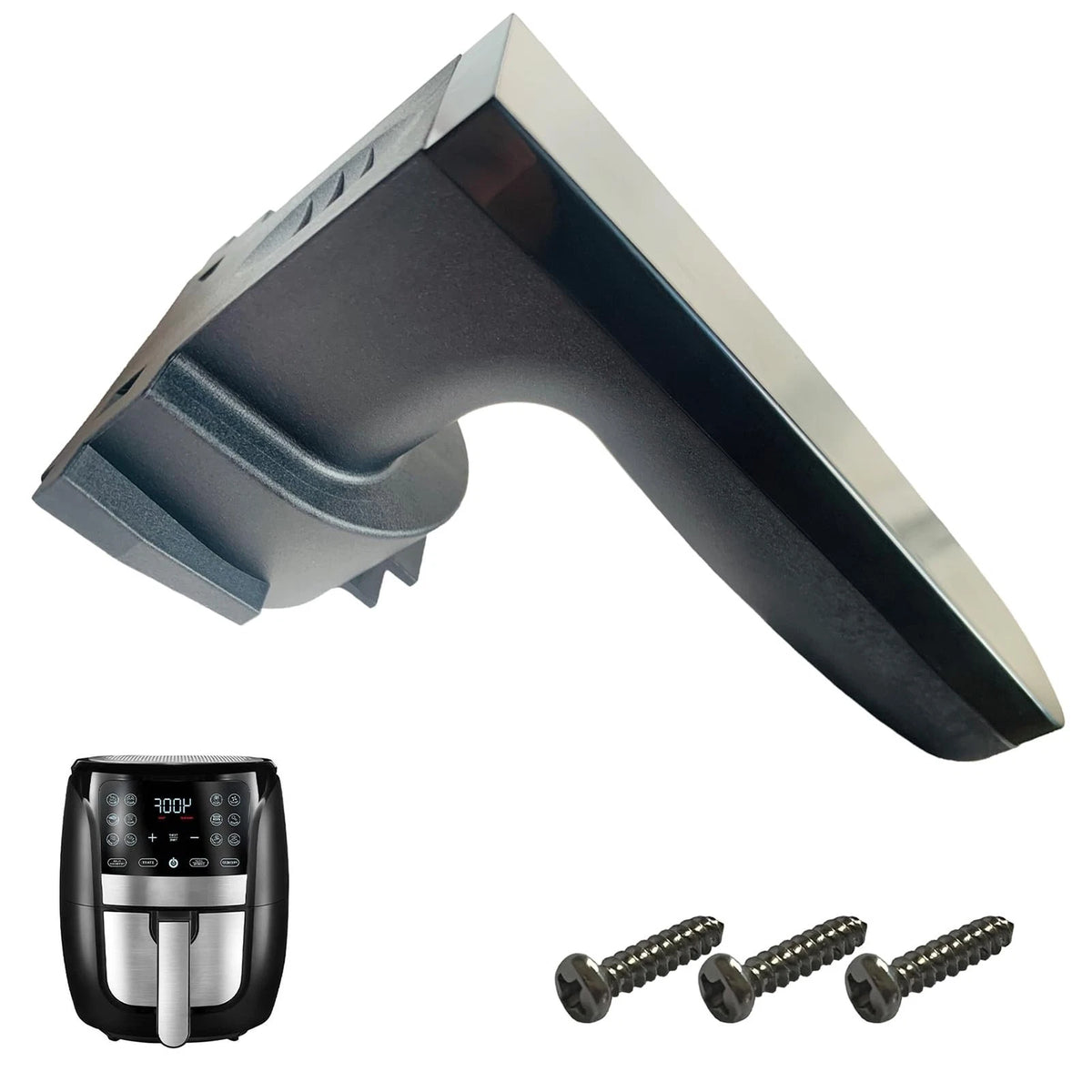 Nvkwca Air Fryer Replacement Handle for Gourmia GAF698 6QT M, Black
