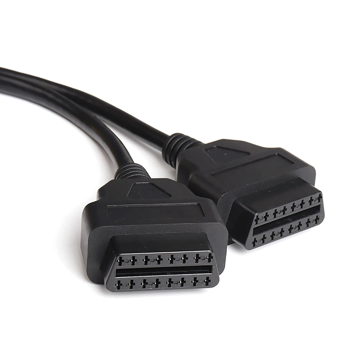 OBD2 OBDII Splitter Extension Cable 16pin Male to Dual Female Y Cable Tool Part