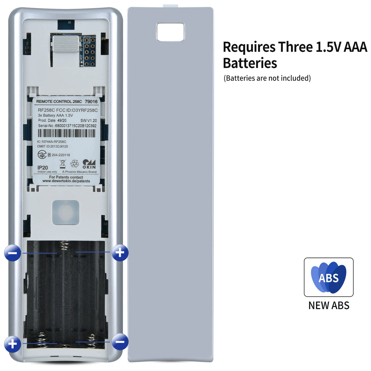 Remote Control RF258C 79016 For Serta Motion Perfect II and III Adjustable Bed
