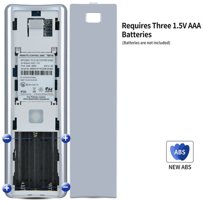 Remote Control RF258C 79016 For Serta Motion Perfect II and III Adjustable Bed