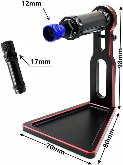 Aluminum RC Tire Balancer, 12mm 17mm Hex Wheel Balancer Tool Compatible with...