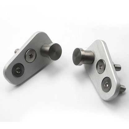 Pair Aluminium Door Striker Door Pin Adapter for Jeep CJ7 76-80 Late Model Door