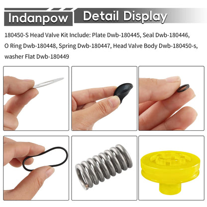 Indanpow Replacement for 180450-S Head Valve kit, 1 Set Yellow
