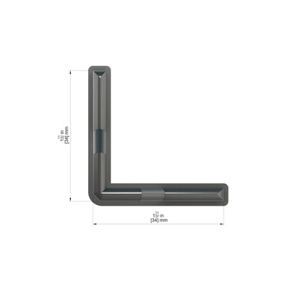 Chia Whalen Post Insert for Costco, Shelving 1-11/32 Inches (Depth), 4 Pieces