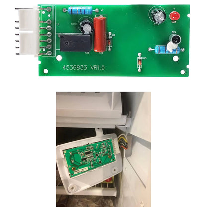 UcarSoon 4389102 W10757851 Refrigerator Ice Maker Sensor Control Board Green