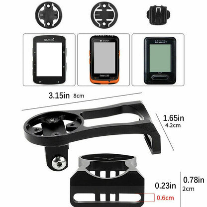 Bike Stem Extension Mount Holder Set For Garmin For Bryton For Cateye For GoPro