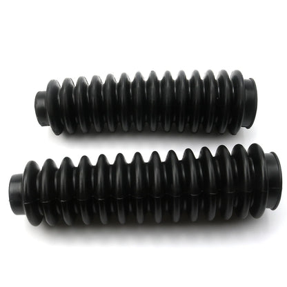 2PCS BLACK FORK BOOTS FOR HONDA ATC 250SX 1985-1987