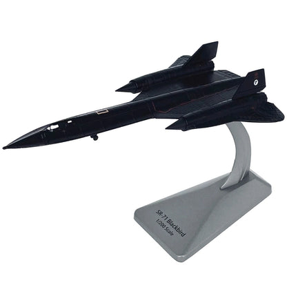 1/200 Scale Diecast Alloy USAF SR-71 Blackbird Airplane Aircraft Model Toy Gift
