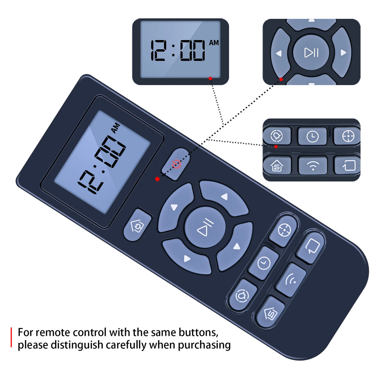 Remote Control For Ecovacs Robotics RC1507 Deebot N79 N79S N79W M80 M81