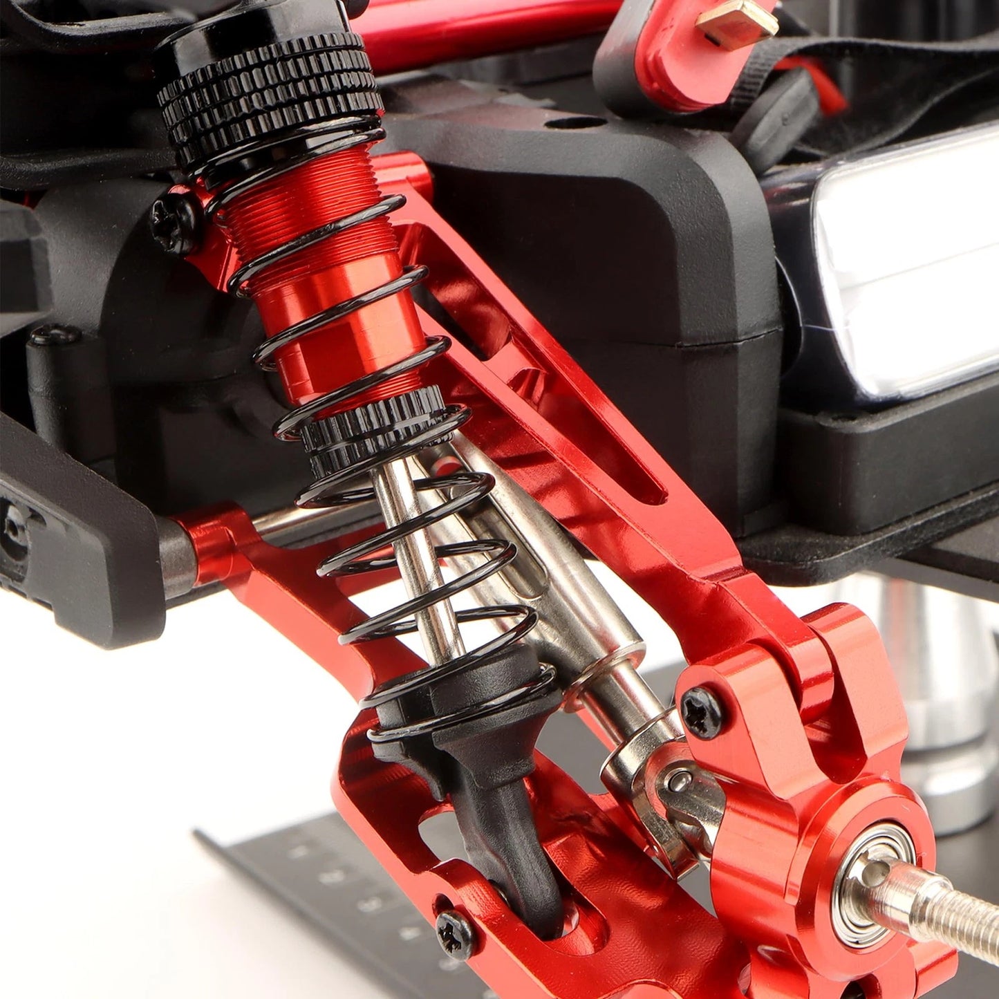 GDOOL Front & Rear Aluminum Shocks Absorber Damper Set 14510B Accessories Red