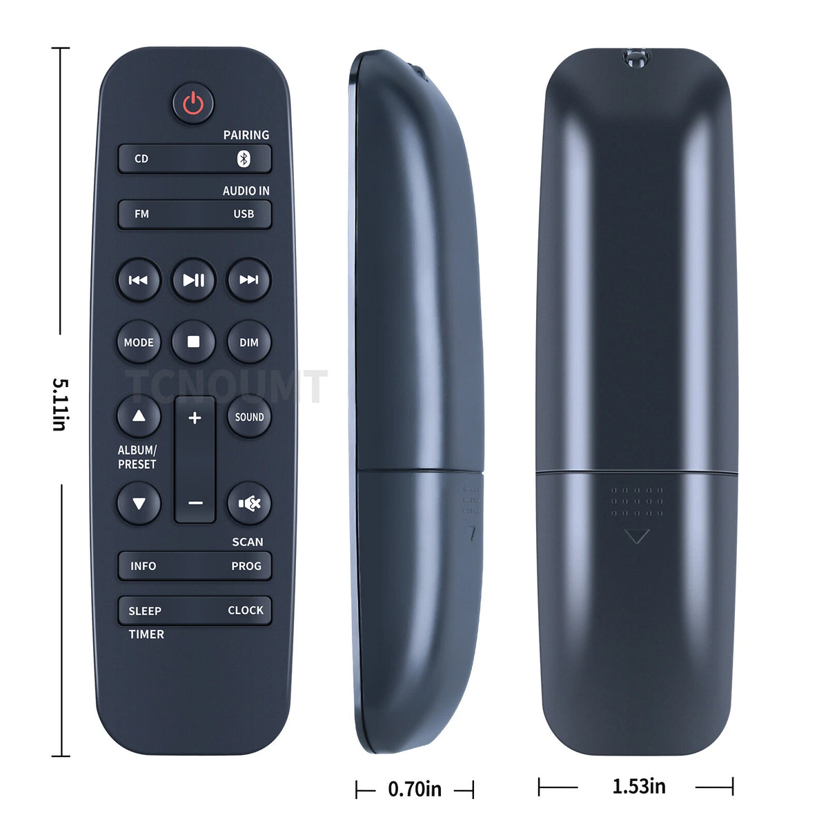 Remote Control For Philips Micro Music Sound System BM50B/10 M3205 M4206