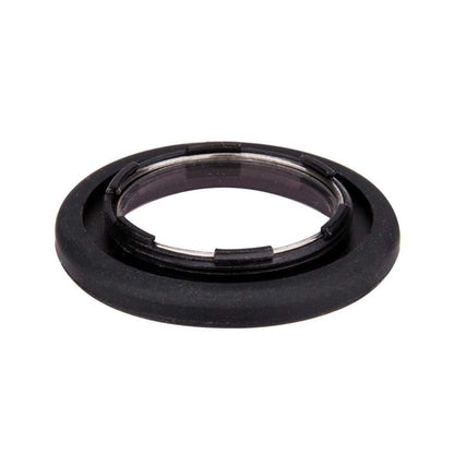 Black DK-17 Silicone Eyecup Eyepiece with Glass for Nikon D850 D700 Camera