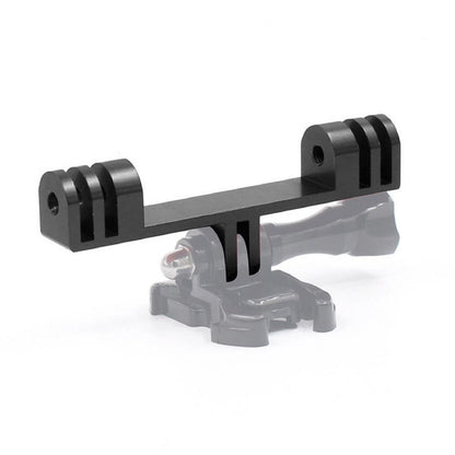 Aluminum Alloy Dual-Mount Bracket Holder Extension Bridge For Gopro Camera