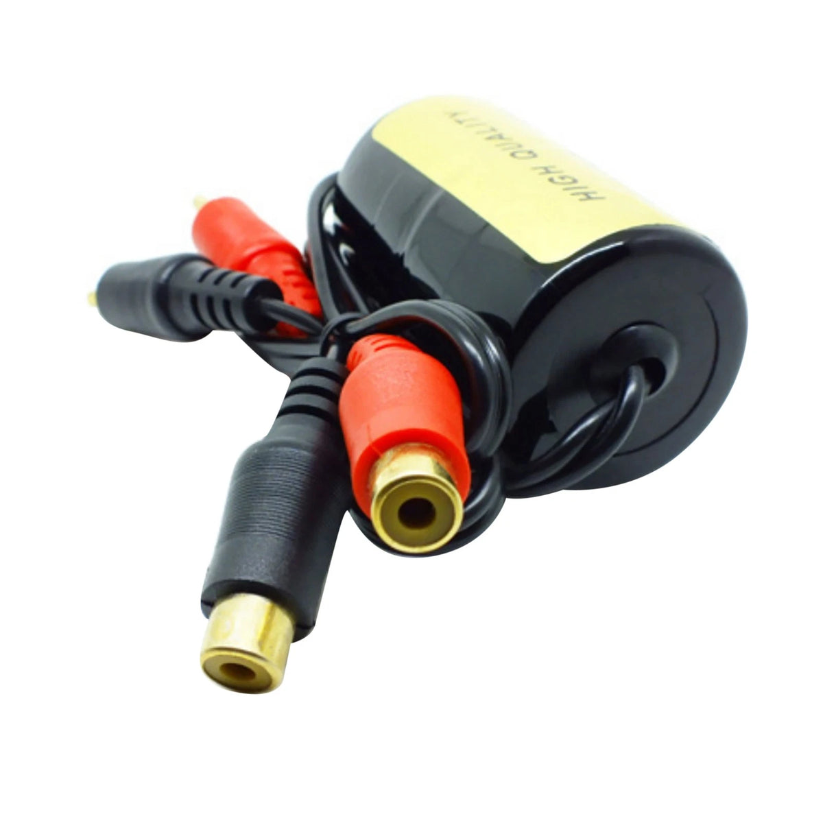 1* RCA Audio Noise Filter Suppressor Ground Loop Isolator Car & Home Stereo Part