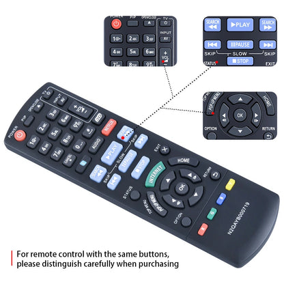 N2QAYB000719 Remote Control For Panasonic DVD Player DMP-BDT220 DMP-BDT120