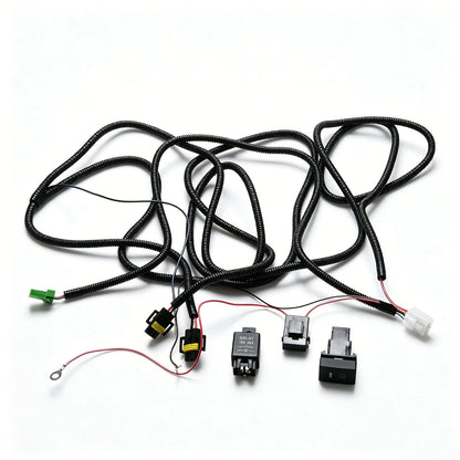 H11 Fog Light Wiring Harness Kit for Acura TL TSX RDX 12V 40A Relay LED Switch