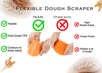 YAANI Sourdough Starter Kit, 9 Inch Round + 10 Oval + Tools