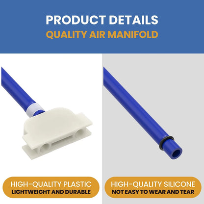 Pokin 73540 Manifold for Moto-Massage DX Jet with Airline Blue and White