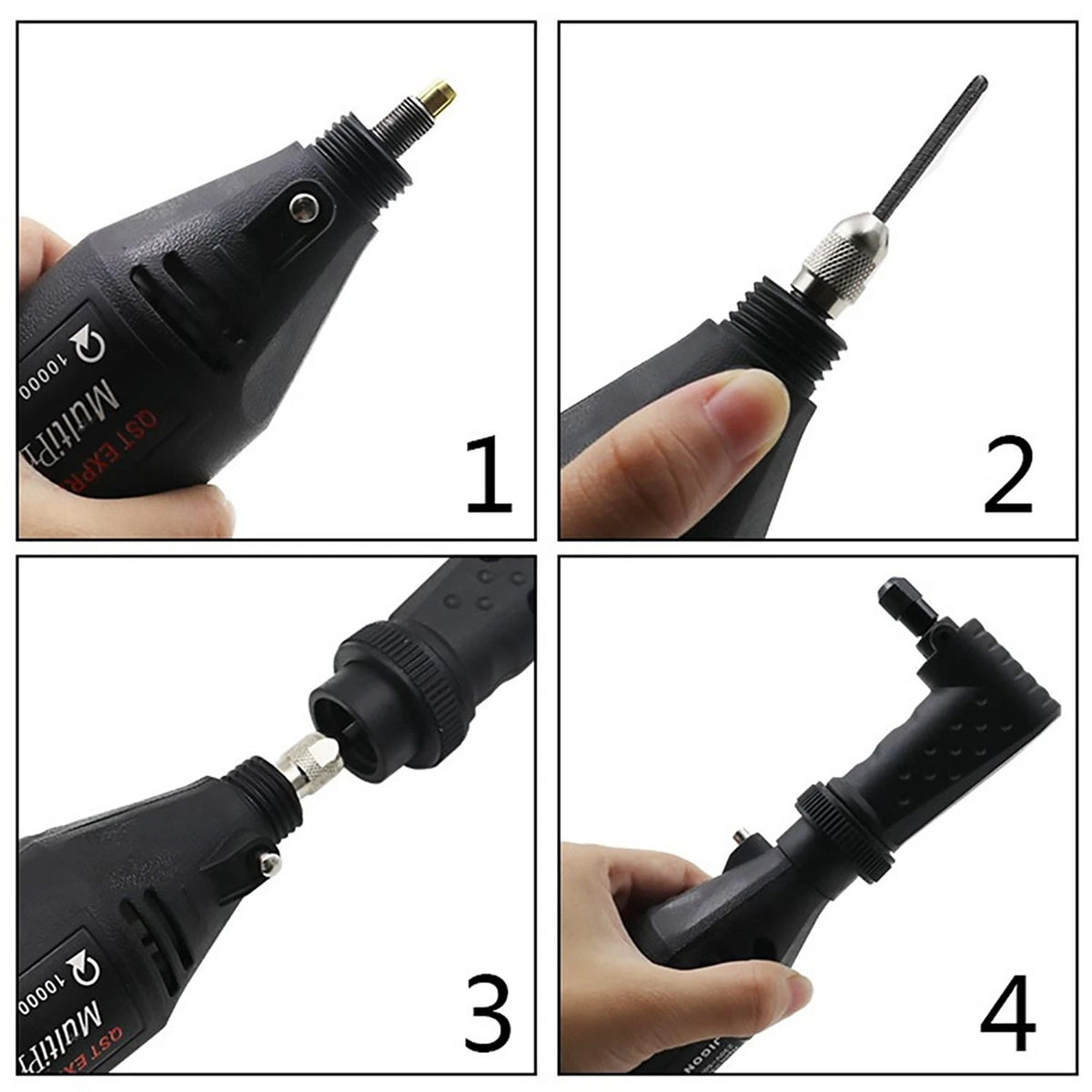 90 Degree Converter Adapter Rotary Tool Attachment Part For Dremel Accessories