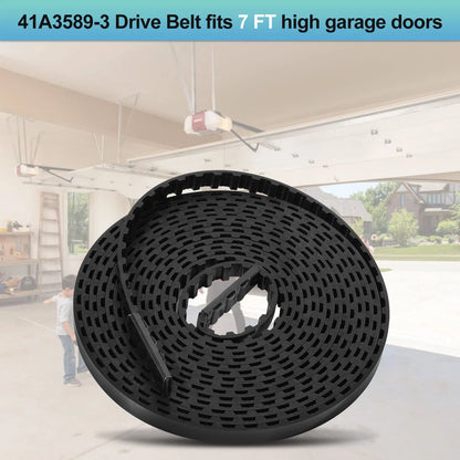 Vanesa 41A3589-3 41A3589-12 Garage Door Openers 7FT, belt is black