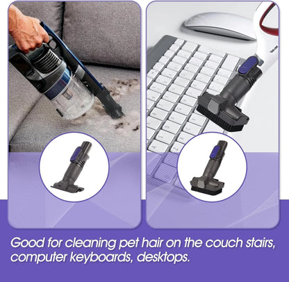 Vacuum Crevice Tool Brush 9.44 x 5.90 x 2.55 inch, 2-in-1 brush + Slit