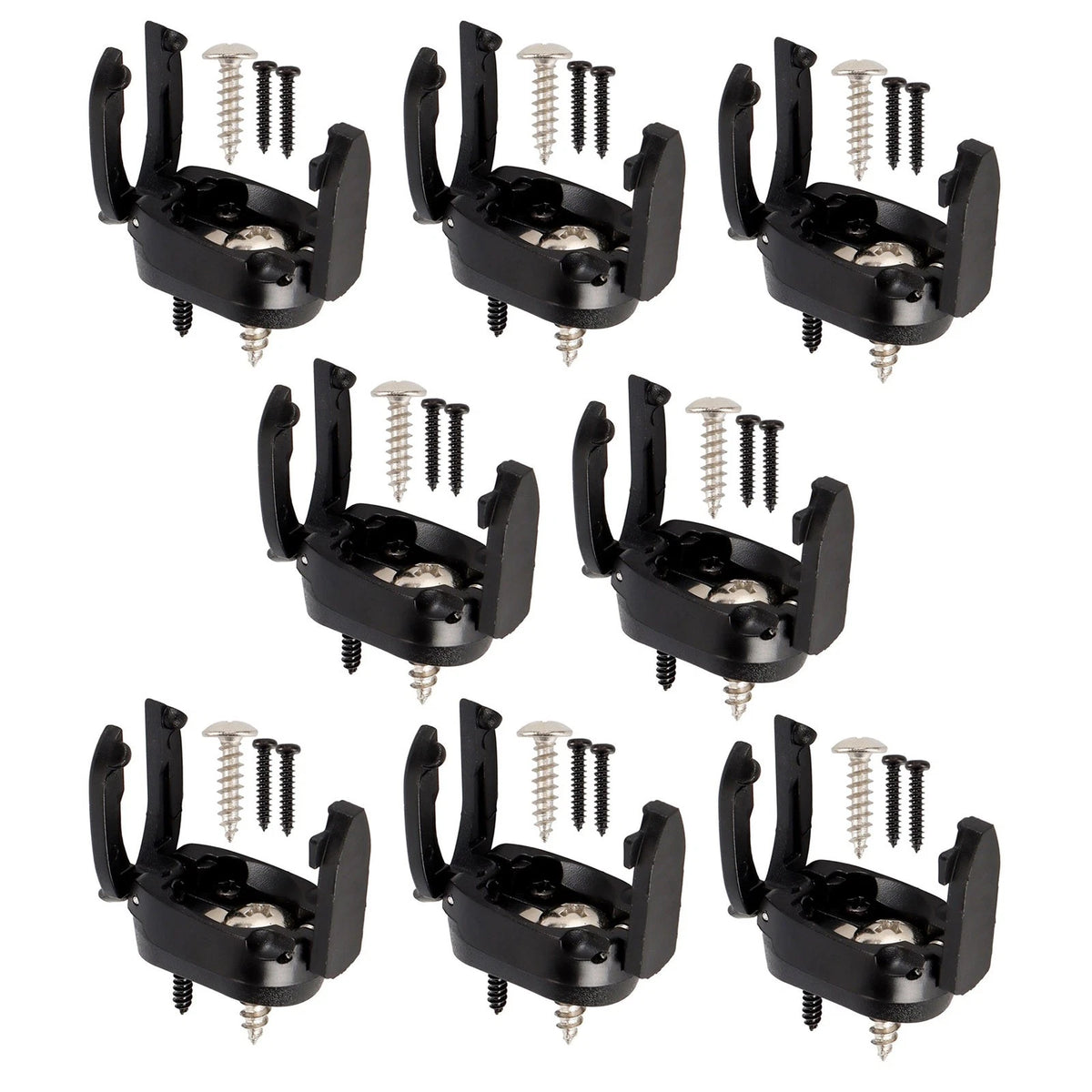 8pcs Golf Ball Retriever Claw Grabber for Putter Grip End Screw Attachment