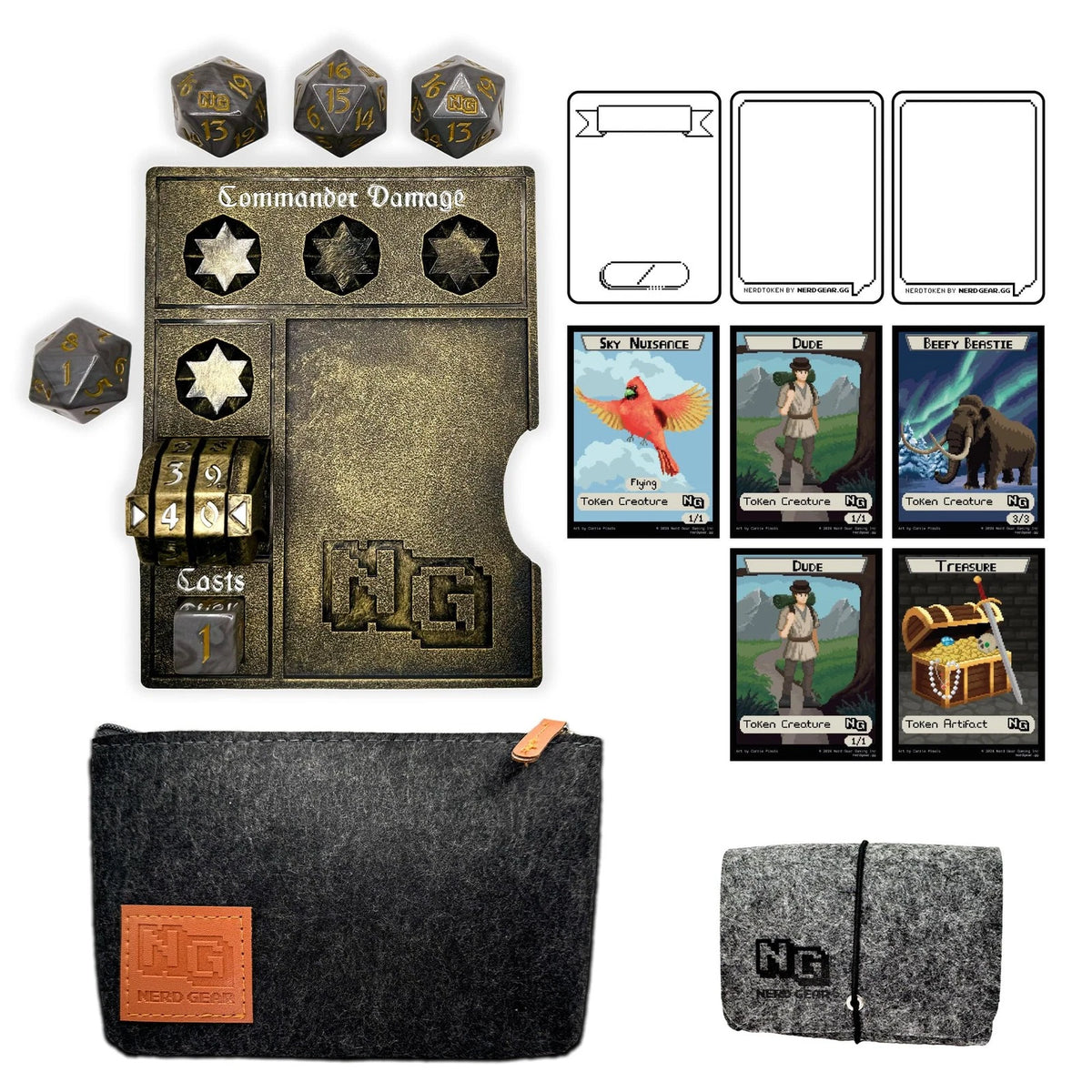 NERD GEAR Commander Essentials Kit - 6 cm x 24 x 0.1 cm, Ancient Bronze