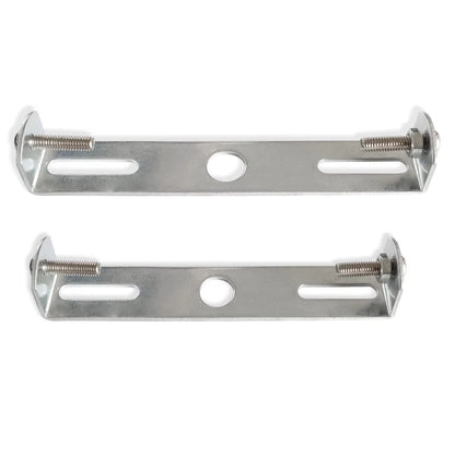 DVECUE 4Pieces Light Fixture Mounting Bracket for Ceiling 4 Sets Silver
