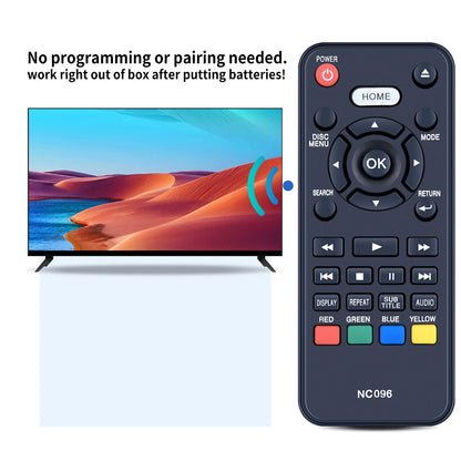 NC096 NC096UL Remote Control For Magnavox DVD Player MBP6700P MBP6700P/F7