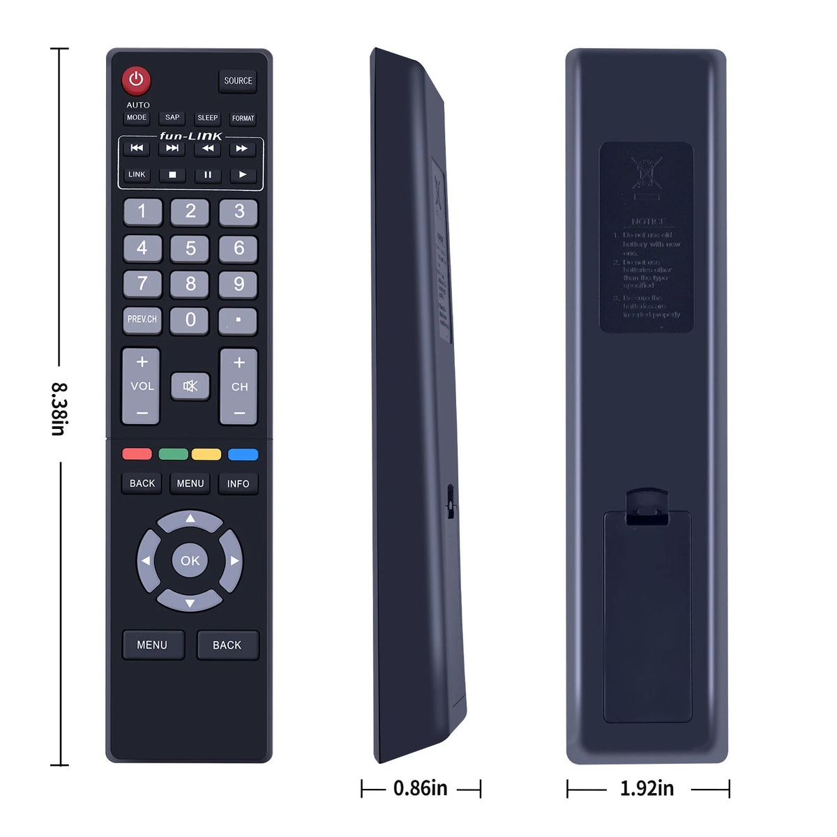 NH400UD Remote Control For Magnavox TV 39MF412B/F7 39MF412B/F8 50MF412B/F7