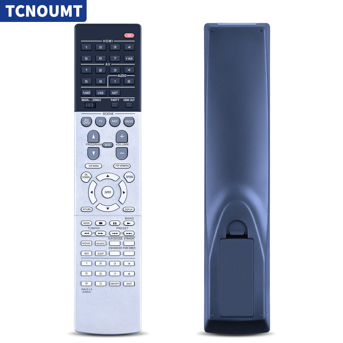 RAV514 ZK066400 Remote Control For Yamaha AV Receiver RX-A840 RX-A840BL