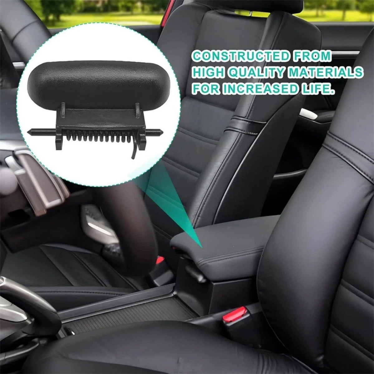 Durable Armrest Cover Lid Lock Center Console Latch Spring Pin For Honda Civic