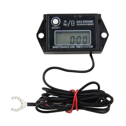 Tachometer Hour Meter 25000RPM With Service Timer For Motorcycle Lawn Mower