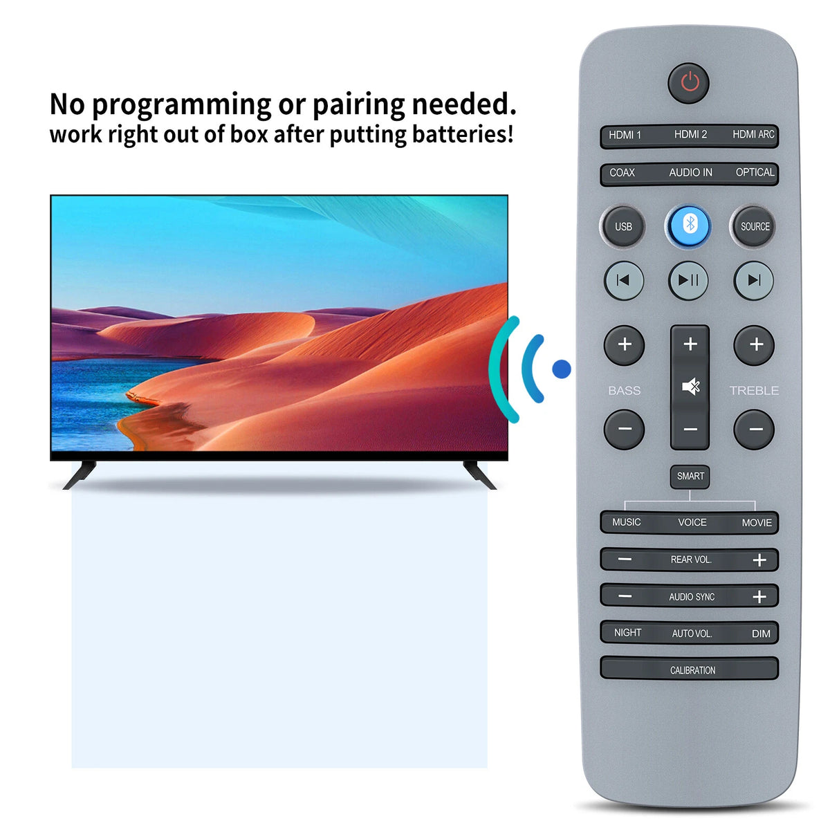 Replacement Remote Control For Philips Fidelio Soundbar E6 E6/12 E6/93