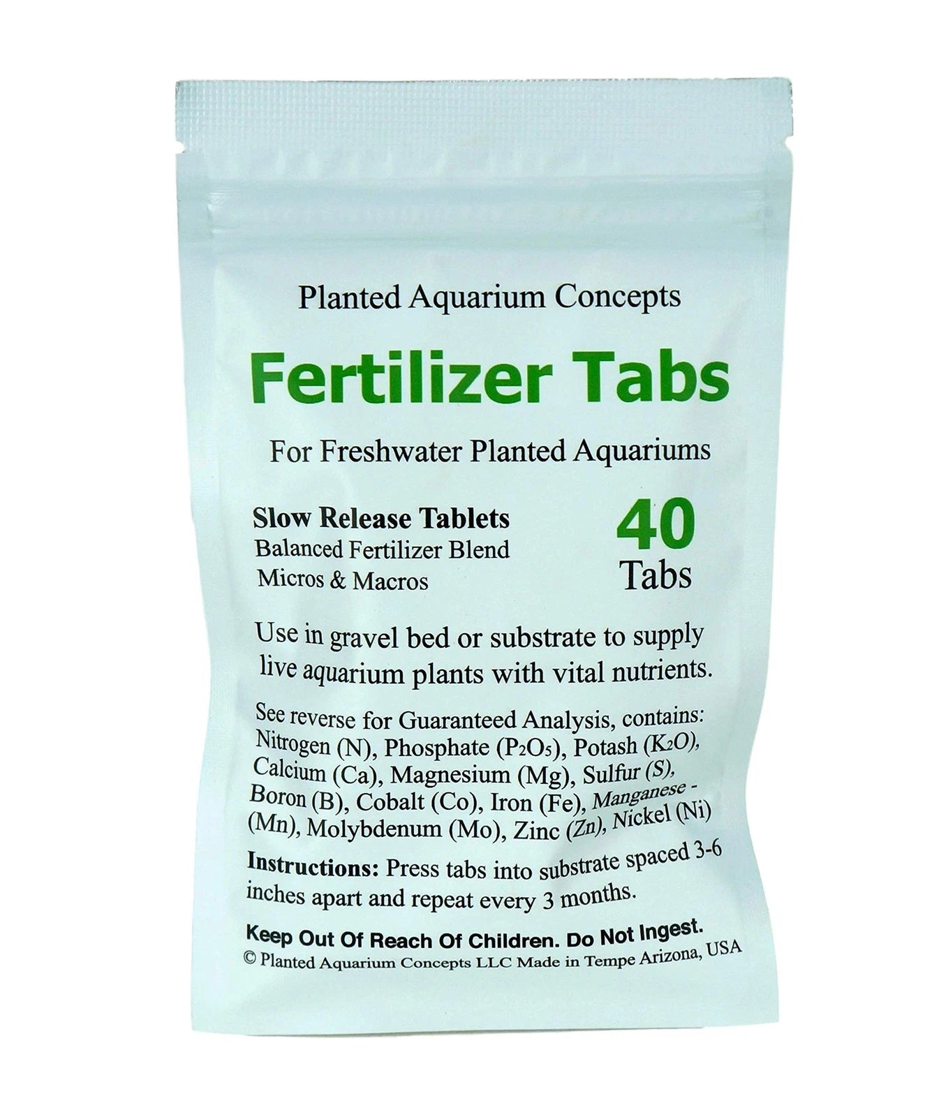 Aquarium Plant Root Fertilizer Tabs 40 Count