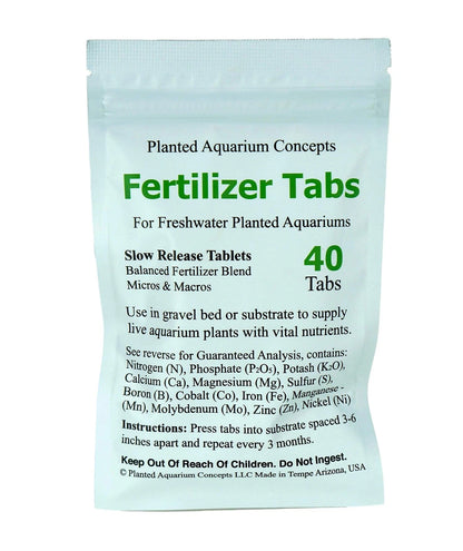 Aquarium Plant Root Fertilizer Tabs 40 Count