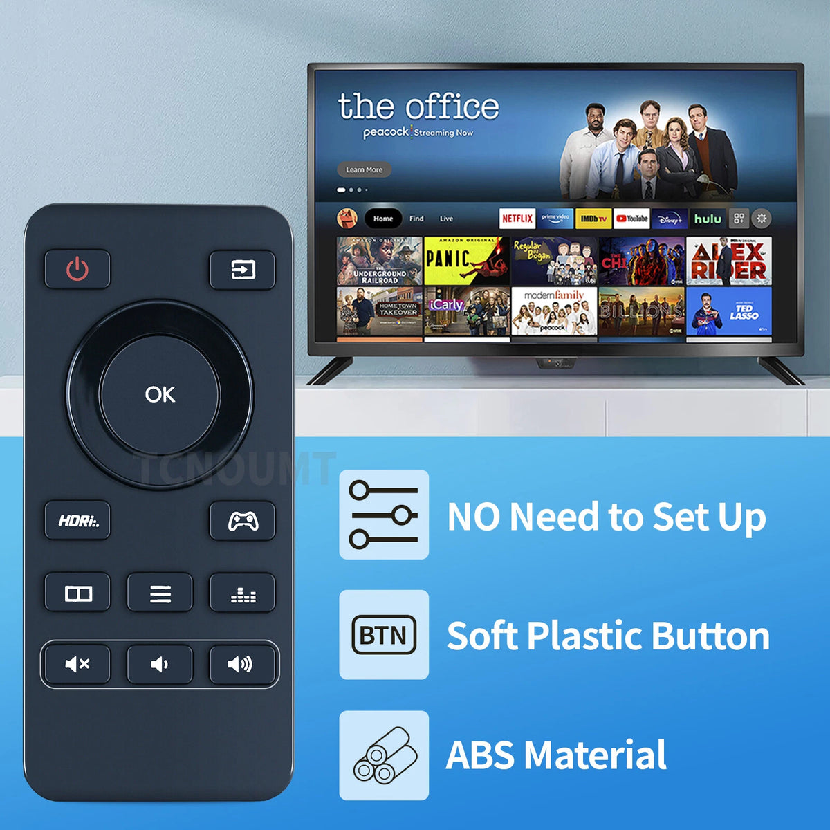 RC-0012 Remote Control For BenQ EX3210U MOBIUZ 4K 32 inch Gaming Monitor