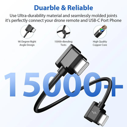 USB C to C Remote Controller Cable 1FT for DJI Mavic 3 3 Pro Mini 2 3