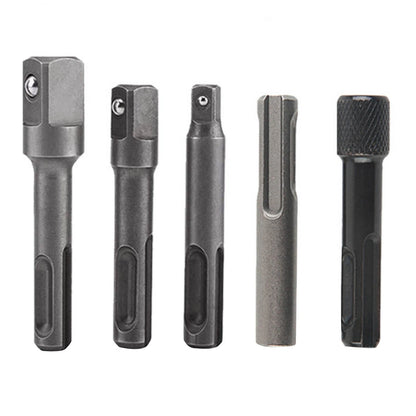 5pcs SDS Plus 1/4" 3/8" 1/2" Screwdriver Bit Hammer Drill Bit Accessories