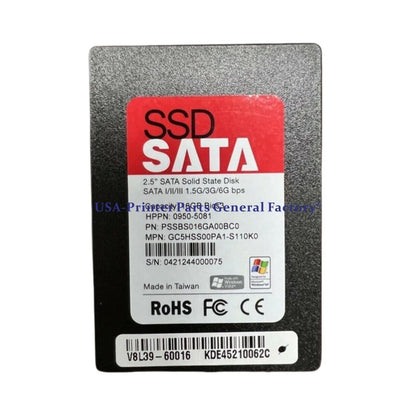 2.5in 16GB SSD HDD V8L39-60016 SSD V8N83-67009 For HP Latex 335 365 375 315 115
