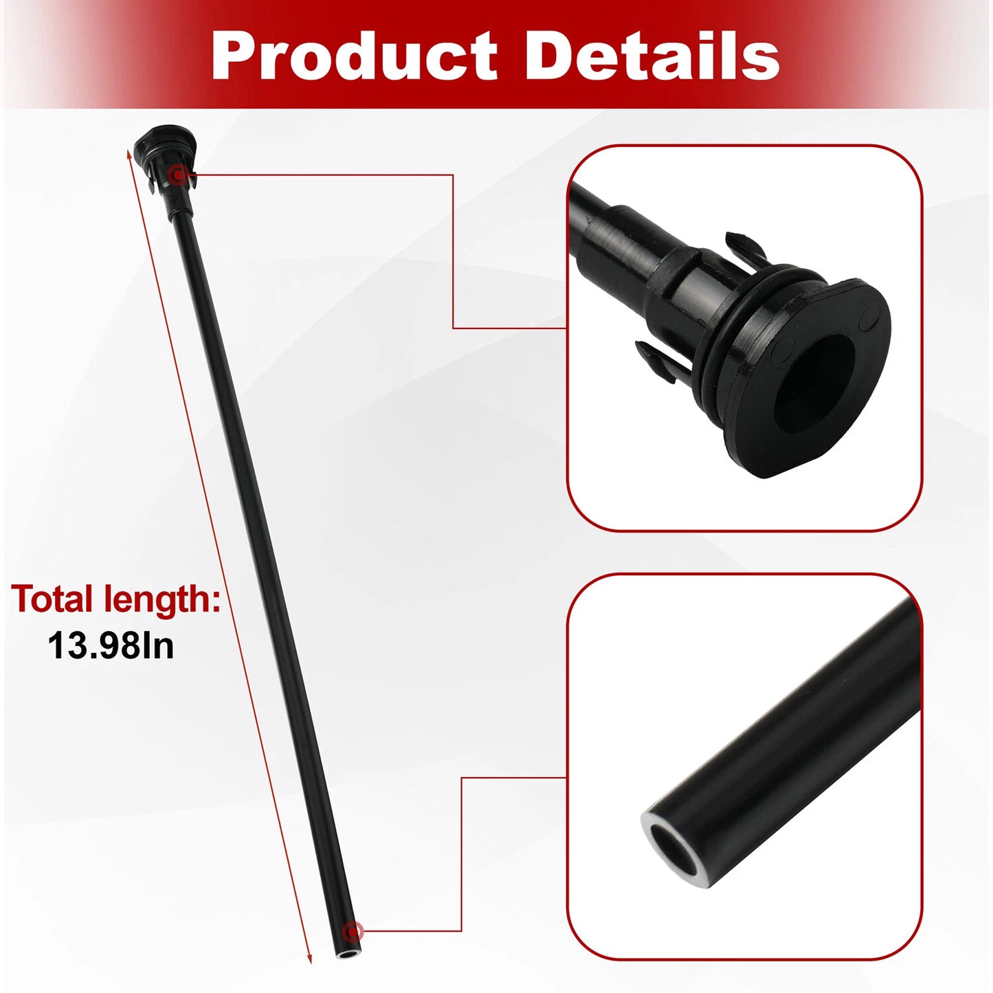 For 2011-14 F-150 & Mustang 5.0L Engine Oil Indicator Dipstick Tube BR3Z-6754-B