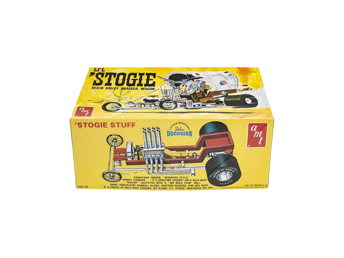 AMT Li'l Stogie Show Rod 1:25 Scale Model Kit, Ages 10+ scale, White