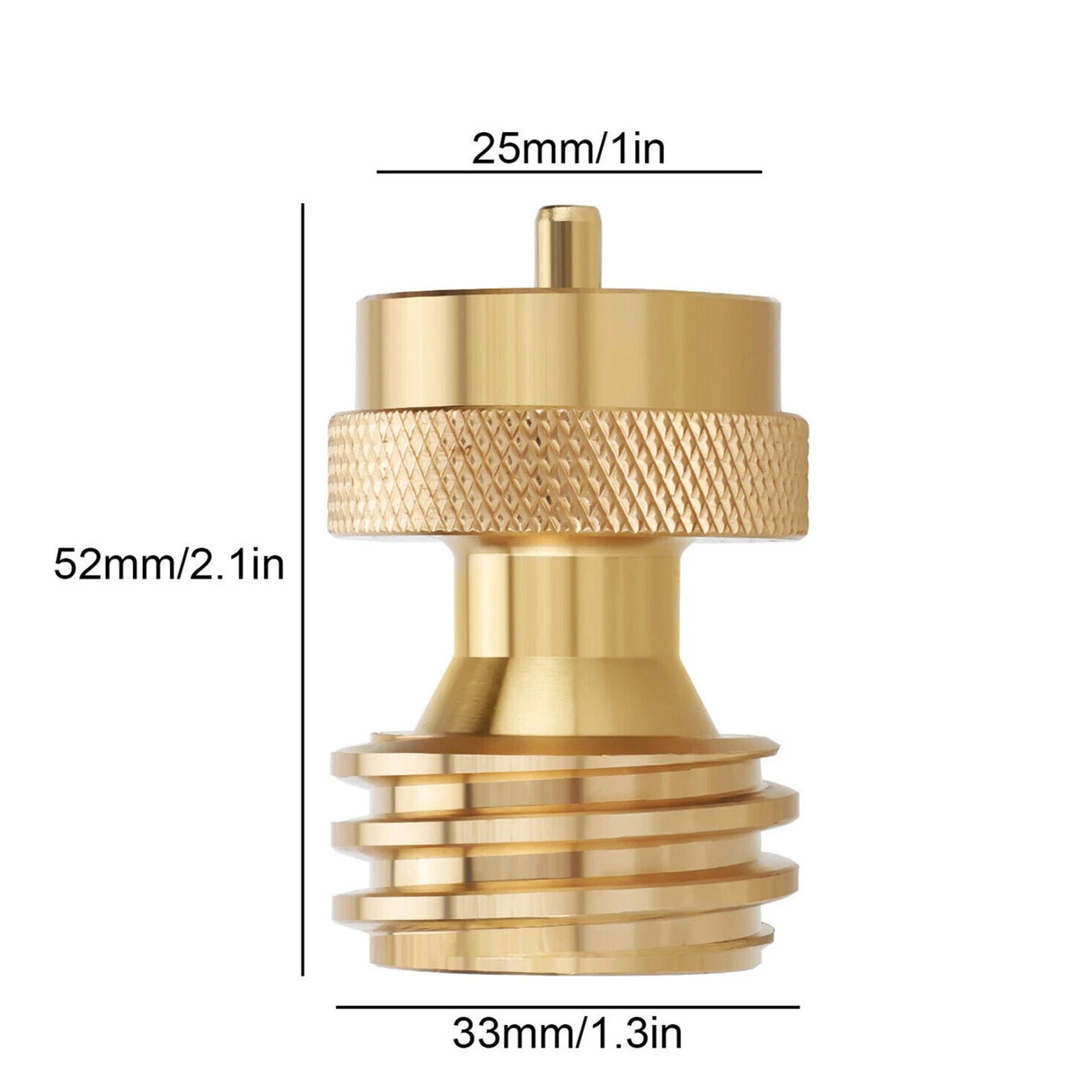 Protable Outdoor Propane Refill Tank Adapter Fill 1 Lb Bottle From 20 Lb Tank