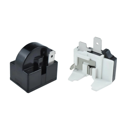 Starter Relay And Overload Protector 1 Pin 4.7 Ohm For Refrigerator Deep Freezer