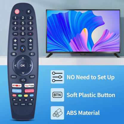 Remote Control For Caixun TV EC32V2HA EC40V2FA,for Blaupunkt for ARRQW No Voice