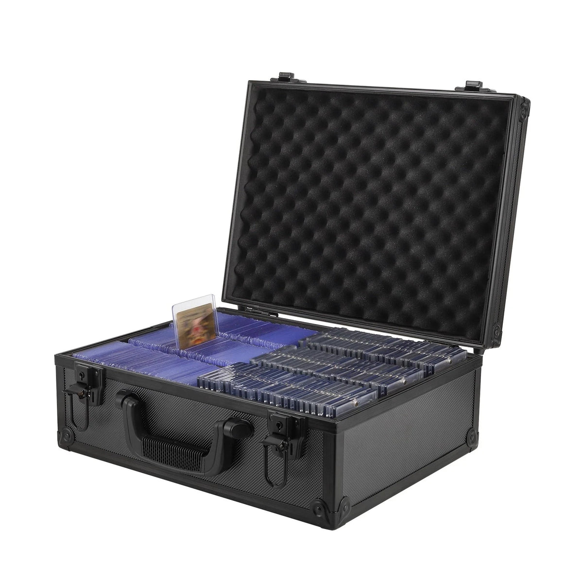HZGXQN Toploader Storage Box for 3" x 4" 35pt Rigid Card, Top XL, Black