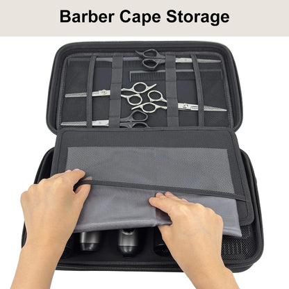 Neehows Barber Bag Hard Travel Case for Hair Clippers Large, Black