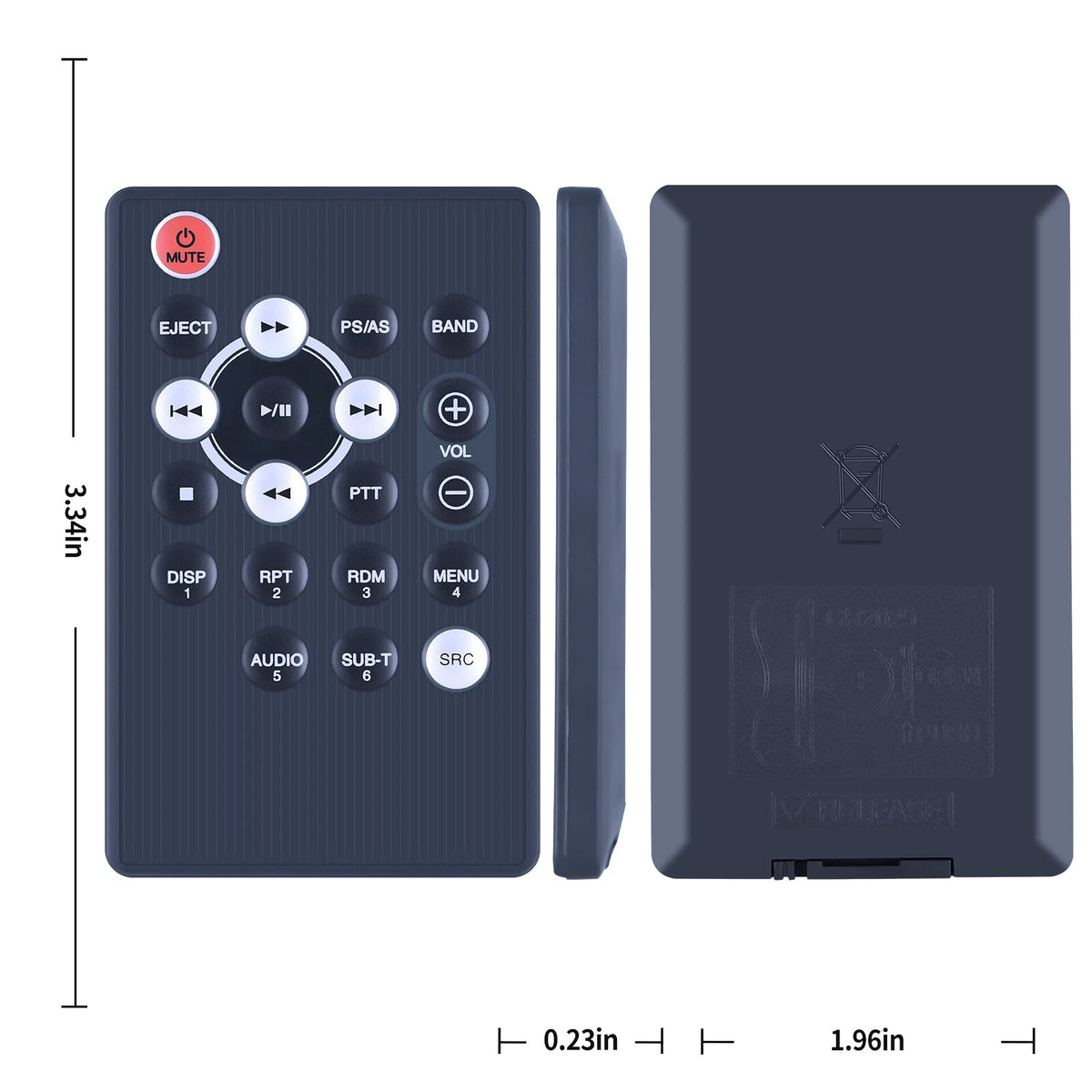 For Jensen Remote Control VX3012,VX4012,VX7012,VX4022,VX4025,VX3022,VX7022
