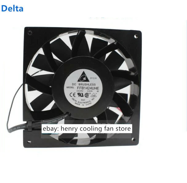 Delta FFB1424UHE  DC 24V 4.02A 140*140*38mm 2-wire Large air volume Cooling fan