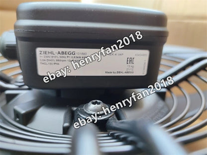 FB063-6EK.4I.V4P Ziehl-abegg 230VAC 0.63KW 50Hz Axial Fan Air Conditioning Fan